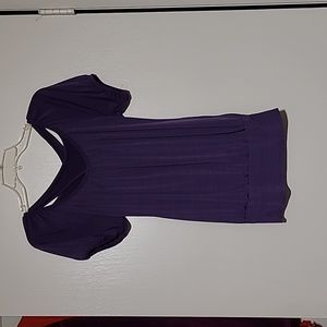 ING blouse, size small, purple, cute cut out back!
